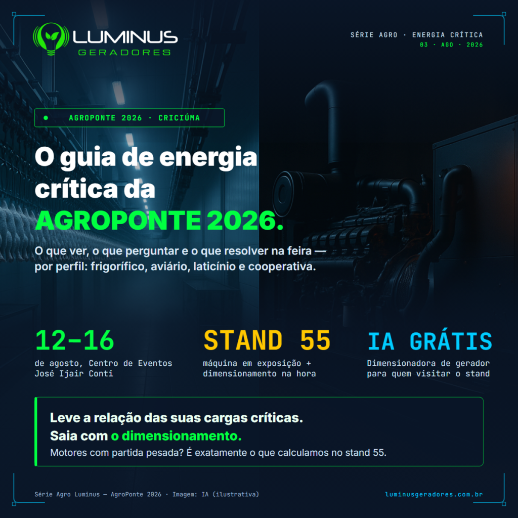 AgroPonte 2026: o guia de energia crítica da feira